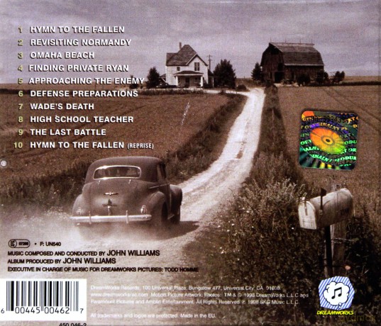 Saving Private Ryan Soundtrack (Szeregowiec Ryan) (John Williams) [CD]