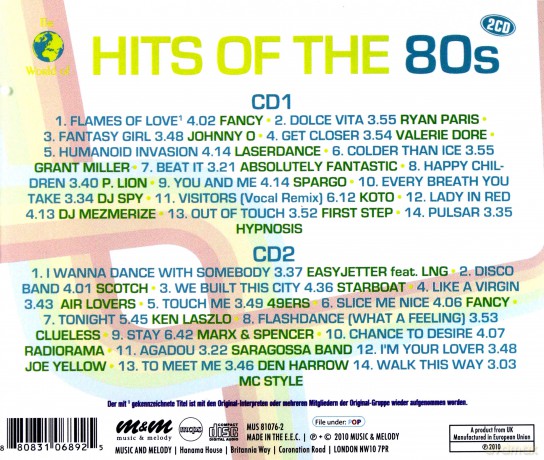 W.o. Hits Of The 80s [2CD]