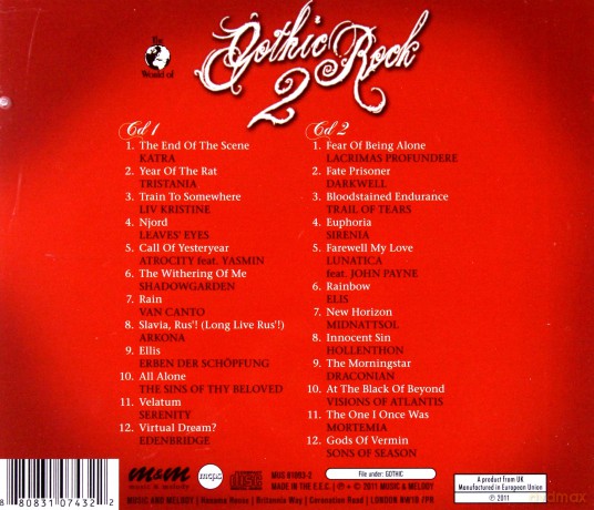 W.o. Gothic Rock Vol. 2 [2CD]
