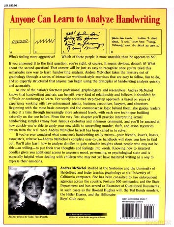 Handwriting Analysis: Putting It to Work for You (NTC REFERENCE) - Andrea McNichol [KSIĄŻKA]