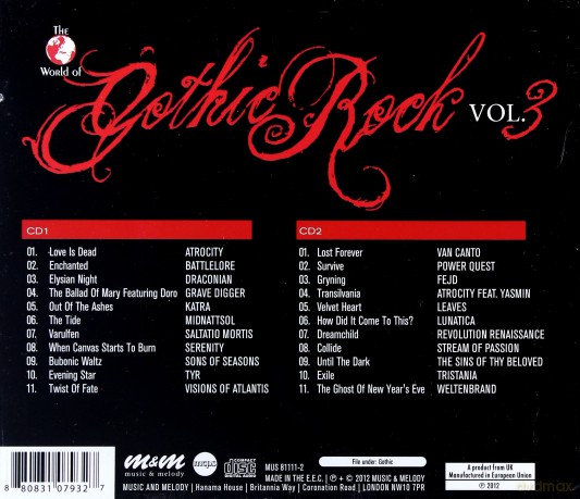 W.o. Gothic Rock 3 [2CD]