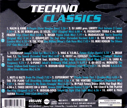 Techno Classics [3CD]