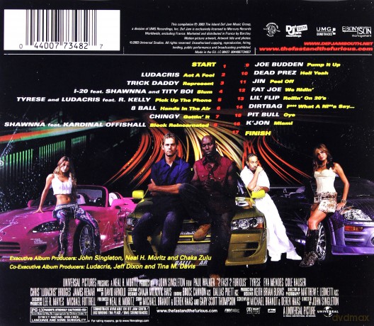 2 Fast 2 Furious soundtrack (Za szybcy, za wściekli) [CD]