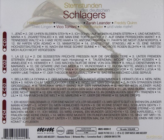 Sternstunden Des Dtsch.Schlage [4CD]