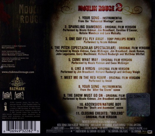 Moulin Rouge second soundtrack [CD]