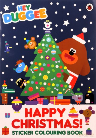 Hey Duggee: Happy Christmas! Sticker Colouring Book - Hey Duggee [KSIĄŻKA]