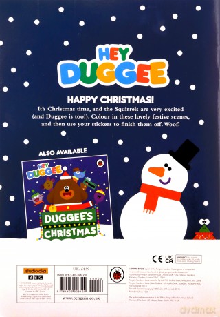 Hey Duggee: Happy Christmas! Sticker Colouring Book - Hey Duggee [KSIĄŻKA]