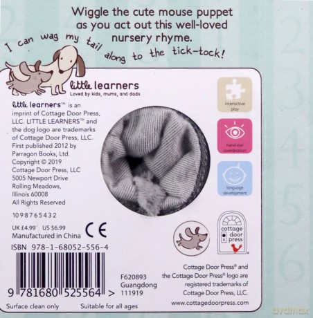 Hickory Dickory Dock (Finger Puppet Nursery Rhyme Board Book with Mouse puppet for ages 0 and up) [KSIĄŻKA]