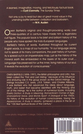 History in English Words - Owen Barfield [KSIĄŻKA]