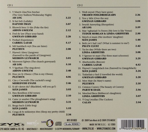 Folk Songs From Wales [2CD]