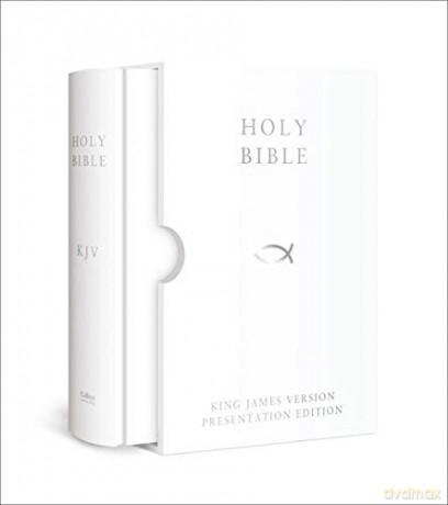 HOLY BIBLE: King James Version (KJV) White Presentation Edition (Kjv Bible) [KSIĄŻKA]