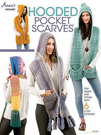 Hooded Pocket Scarves: Stay warm and stylish with 6 cozy scarves! (Annie's Crochet) - Annie's Crochet [KSIĄŻKA]