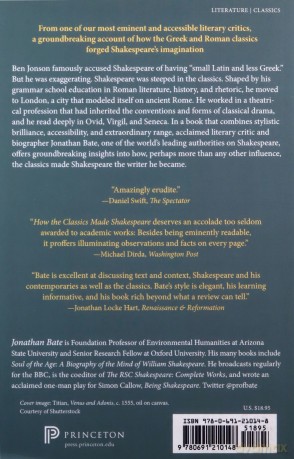 How the Classics Made Shakespeare (E. H. Gombrich Lecture Series): 2 - Jonathan Bate [KSIĄŻKA]