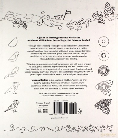 How to Draw Inky Wonderlands: Create Your Own Magical Adventure - Johanna Basford [KSIĄŻKA]