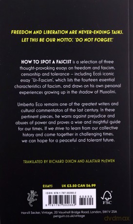 How to Spot a Fascist - Umberto Eco [KSIĄŻKA]