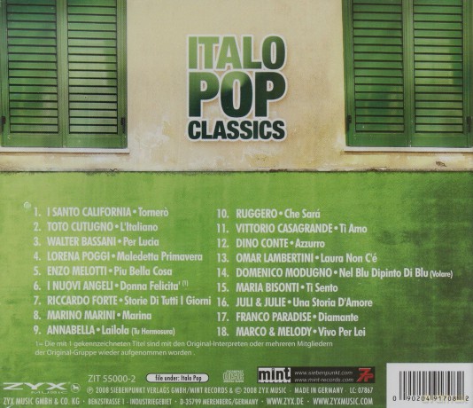 Italo Pop Classics [CD]