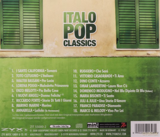 Italo Pop Classics [CD]