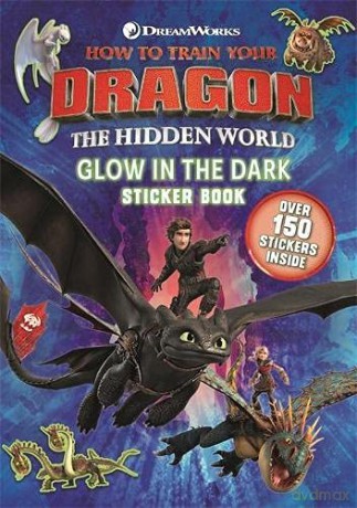 How to Train Your Dragon The Hidden World: Glow in the Dark Sticker Book [KSIĄŻKA]