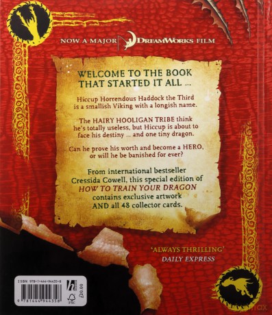 How to Train Your Dragon: The Ultimate Collector Card Edition: Book 1 - Cressida Cowell [KSIĄŻKA]