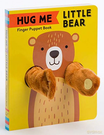 Hug Me Little Bear: Finger Puppet Book: (baby's First Book, Animal Books for Toddlers, Interactive Books for Toddlers) (Little Finger Puppet Board Books): 1 - Chronicle Books [KSIĄŻKA]