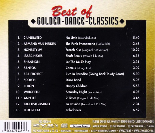 Golden Dance Classics [CD]