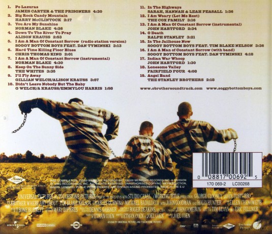 O Brother, Where Art Thou? soundtrack (Bracie, Gdzie Jesteś?) [CD]