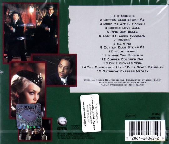 The Cotton Club soundtrack [CD]