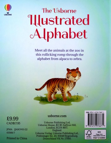Illustrated Alphabet - Felicity Brooks [KSIĄŻKA]