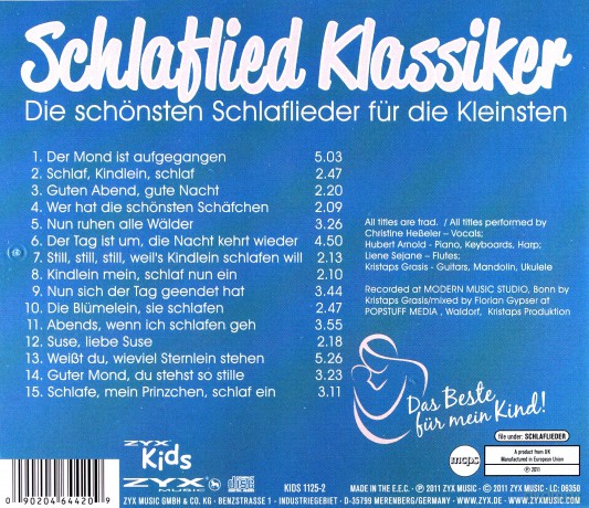 Schlaflieder-Klassiker: Das Be [CD]