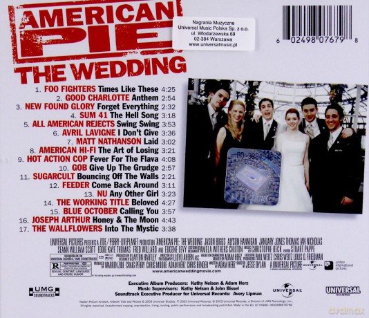 American Pie: The Wedding soundtrack (American Pie 3 - Wesele) [CD]