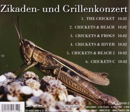 Zikaden Und Grillenkonzert [CD]