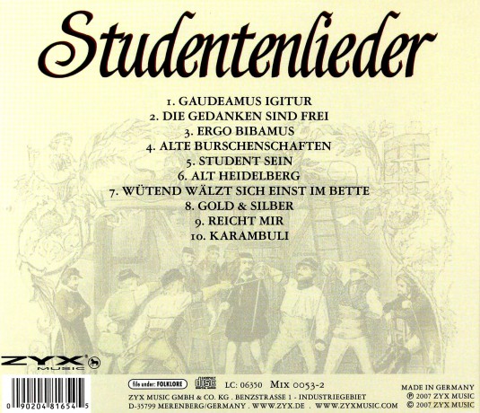 Studentenlieder [CD]
