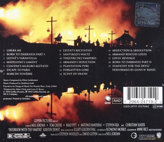 Interview With The Vampire soundtrack (Wywiad z wampirem) [CD]