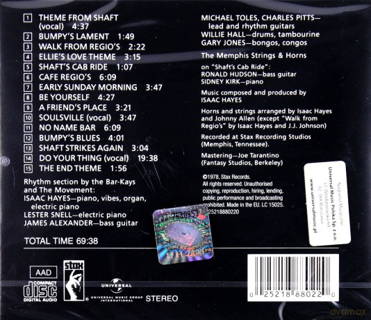 Shaft soundtrack [CD]