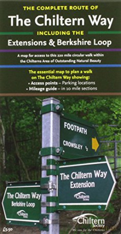 Map of the Complete Chiltern Way - Stuart Gulliman [KSIĄŻKA]