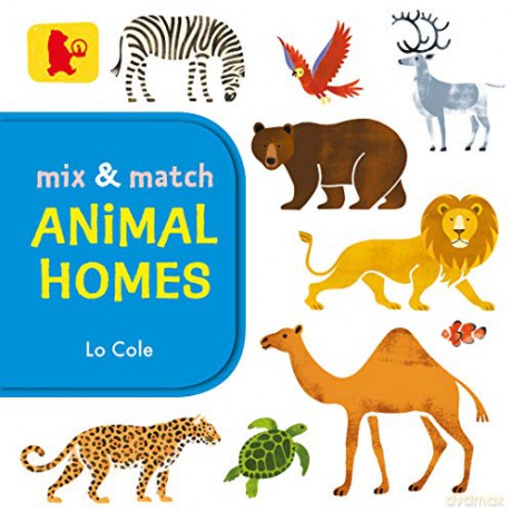 Mix and Match: Animal Homes (Baby Walker) - Lo Cole [KSIĄŻKA]