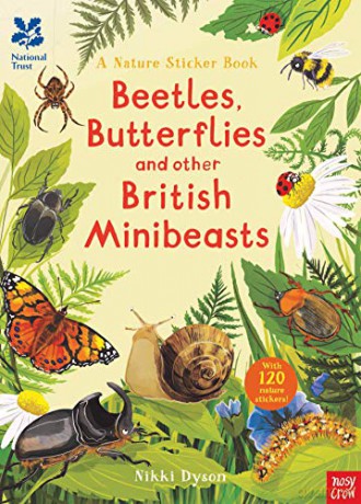 National Trust: Beetles, Butterflies and other Minibeasts (National Trust Sticker Spotter Books) - Nikki Dyson [KSIĄŻKA]
