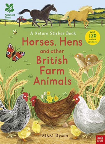 National Trust: Horses, Hens and Other British Farm Animals (National Trust Sticker Spotter Books) - Nikki Dyson [KSIĄŻKA]