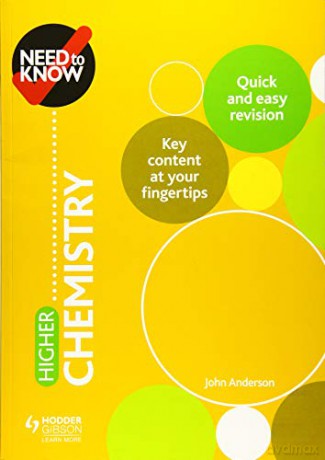 Need to Know: Higher Chemistry (Need to Know Higher Level) - John Anderson [KSIĄŻKA]