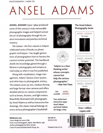 New Photo Series 1: Camera - Ansel Adams [KSIĄŻKA]