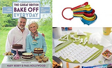Official Bakers Starter Kit Great British Bake Off (Includes Great British Bake Off, Measuring Spoon Set, Set of 8, 100 Piece Cake Decorating Kit) - Linda Collister [KSIĄŻKA]