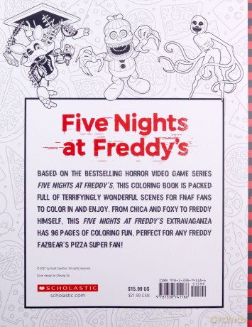Official Five Nights at Freddy's Coloring Book - Scott Cawthon [KSIĄŻKA]