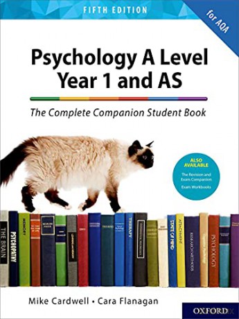 Psychology A Level Year 1 and AS: The Complete Companion Student Book for AQA (Complete Companions Fifth Edition for AQA) - Mike Cardwell [KSIĄŻKA]