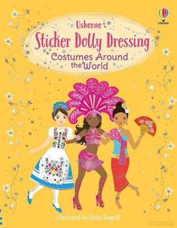 Sticker Dolly Dressing Costumes Around the World: 1 - Bone Emily [KSIĄŻKA]