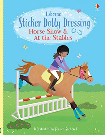 Sticker Dolly Dressing Horse Show and At the Stables - Lucy Bowman [KSIĄŻKA]