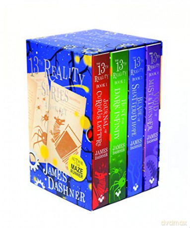 The 13th Reality Series 4 Book Box Set (Journal of Curious Letters, Hunt for Dark Infinity, Blade of Shattered Hope, Void of Mist and Thunder) - from the author of The Maze Runner: 4 Book Set - James Dashner [KSIĄŻKA]