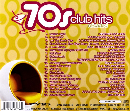 70s Club Hits Reloaded [CD]