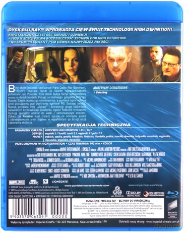 Punisher: Strefa wojny [Blu-Ray]