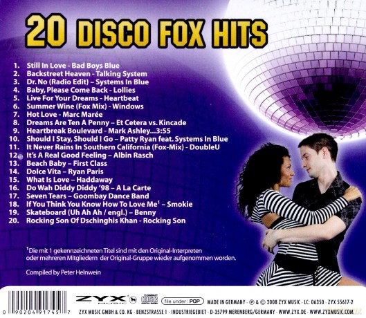 20 Discofox Hits [CD]