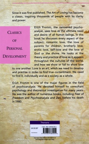 The Art of Loving (Classics of Personal Development) - Erich Fromm [KSIĄŻKA]